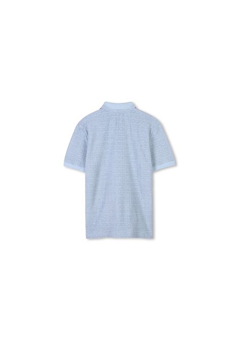 Polo In Maglia 4G Azzurra GIVENCHY KIDS | H30748772